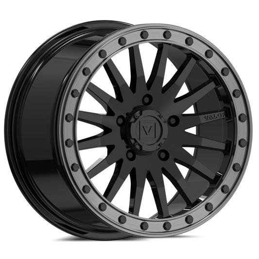 Valor V06 Gloss Black 5 Lug