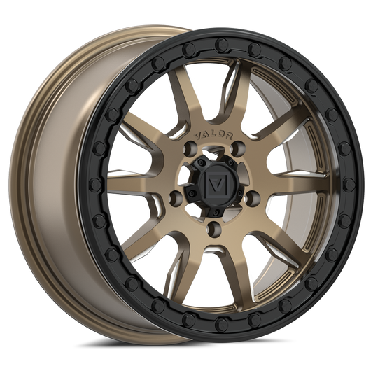 V15 BEADLOCK 15X7 +45MM 5X114.3 SATIN BRONZE MILLED