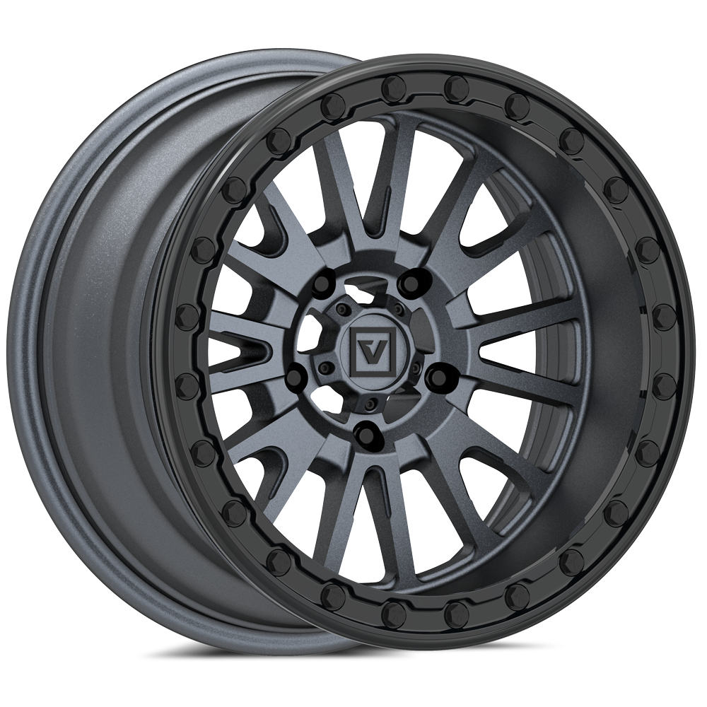 V16 BEADLOCK 15X8 -12MM 5X114.3 SATIN GUNMETAL
