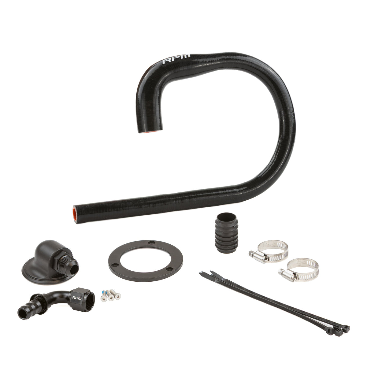 RPM Polaris RZR Turbo, XPT, Turbo R, Pro S, & Pro XP 4-Stage Oil Catch Can Recirculation Kit ONLY
