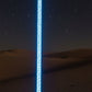 LED light stick with Marshin Wraps logo on a dunes background