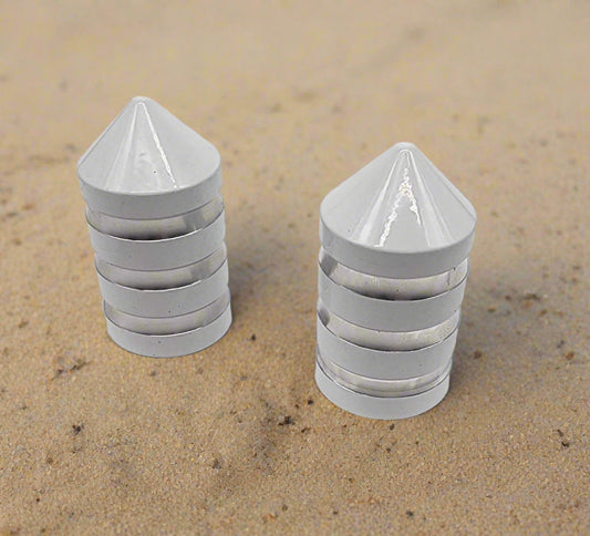 White LED Whip Base Cap
