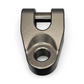 Stainless steel pin and clip detail on EOD winch hook, gunmetal