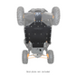 Polaris RZR XP 1000 & XP Turbo X-Brace for UHMW Skid Plate