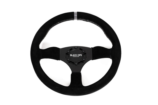 Black Ops Steering Wheel - Suede