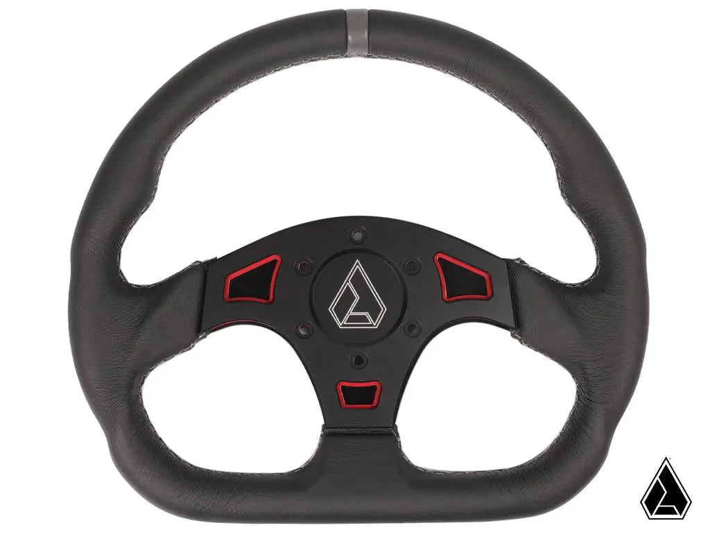 Assault Ballistic D Steering Wheel - Leather
