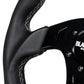 Black Ops D-Shaped Steering Wheel - Leather