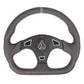 Assault Ballistic D Steering Wheel - Leather
