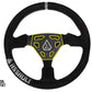 Assault Navigator Steering Wheel - Leather