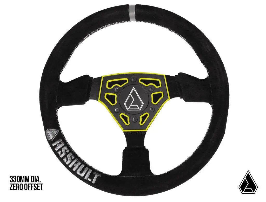 Assault Navigator Steering Wheel - Leather