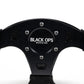 Black Ops D-Shaped Steering Wheel - Suede