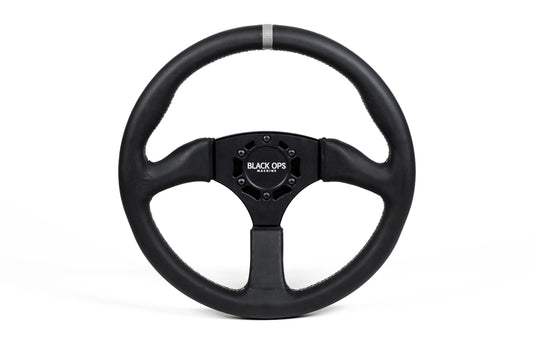 Black Ops Steering Wheel - Leather