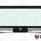 Vented Full Glass Windshield for Polaris General Black