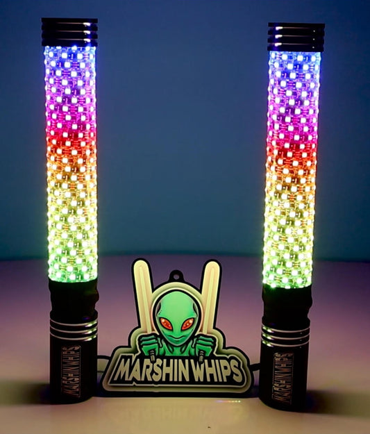 Mini Moe RGBW LED Whips Mag Quick-Release Set