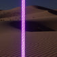 LED light stick with Marshin Whips logo on a purple background
