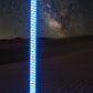 LED light saber with blue background and 'Marshin Whips' logo.