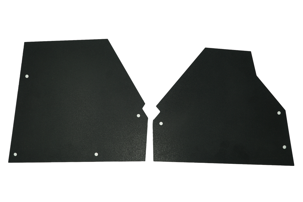 UTV Stereo black plastic kick panels for vehicle interior