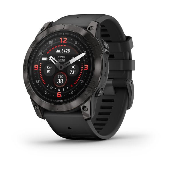 Garmin epix™ Pro (Gen 2) - 51 mm / Sapphire / Carbon Gray DLC Titanium with Black Band