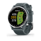 Garmin Approach® S44 - Silver Aluminum Bezel with Twilight Silicone Band