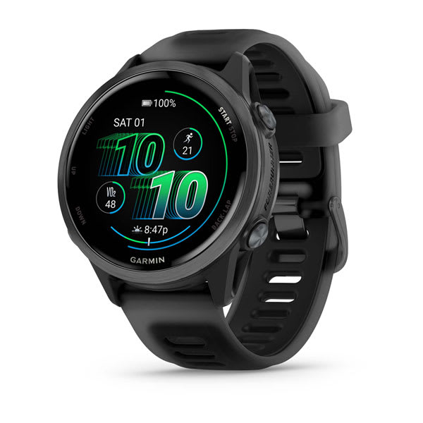 Forerunner® 570 - 42mm, Slate Gray Aluminum with Translucent Black/Black Band