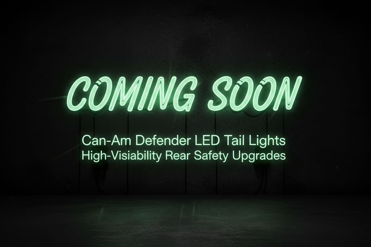 Can-Am Defender LED Tail Lights | High-Visibility Rear Safety Upgrades