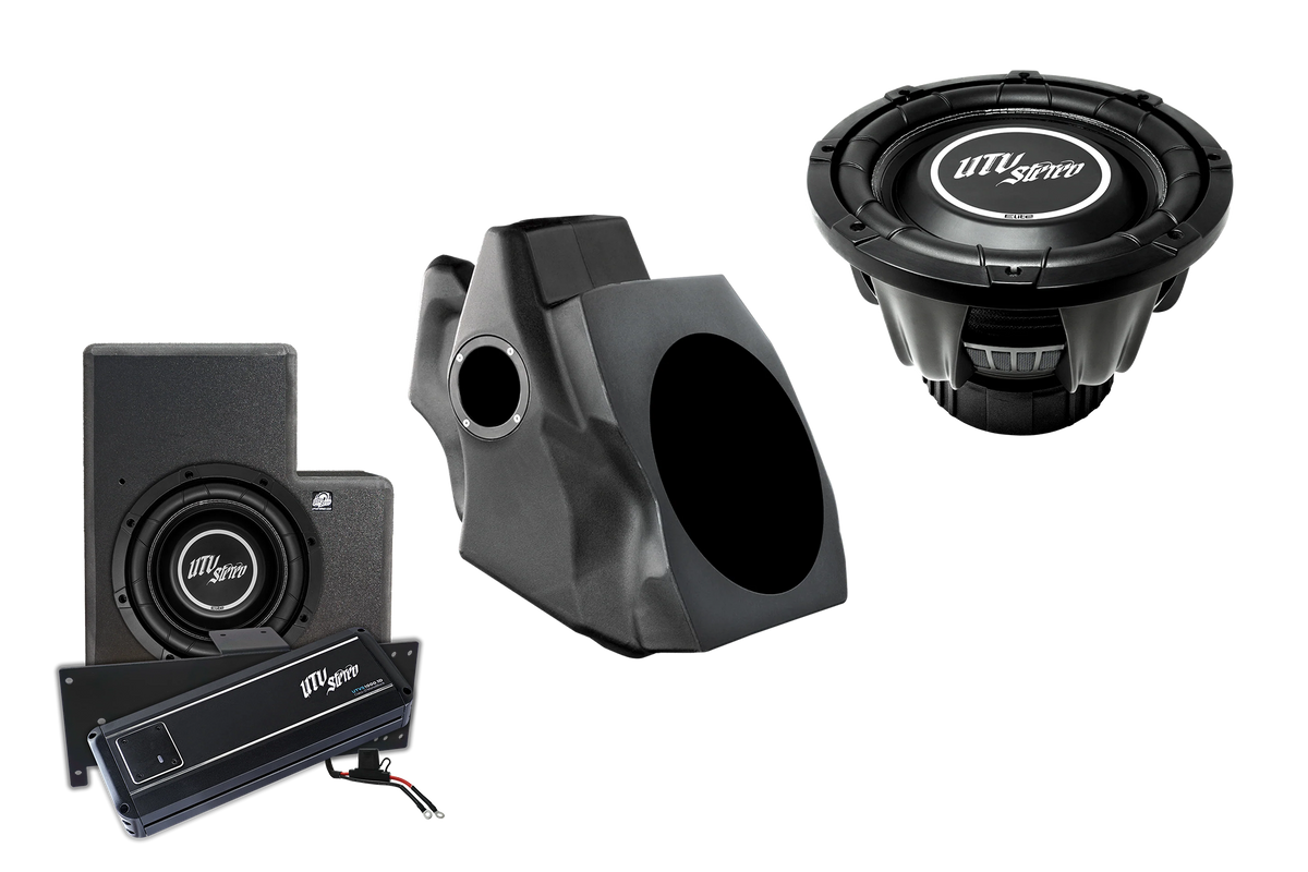 UTV Stereo subwoofer enclosure kit with amplifier and speaker