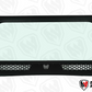 Vented Full Glass Windshield for Polaris General Black