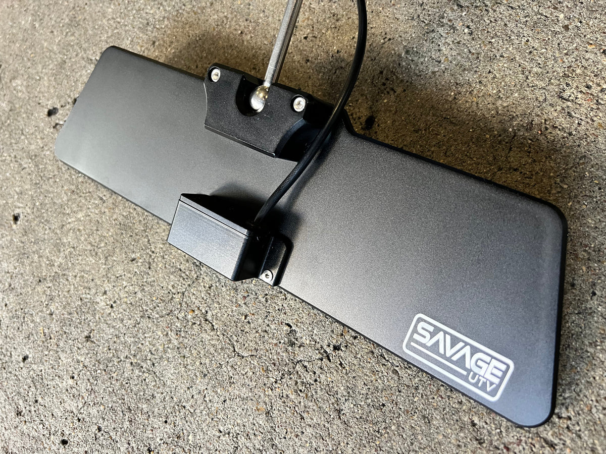 UTV Rear View Mirror with dome light