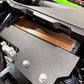 UTV Stereo amplifier mounted under the dashboard of a vehicle