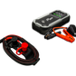 UTV Stereo portable jump starter battery pack with jumper cables and remote charging terminal