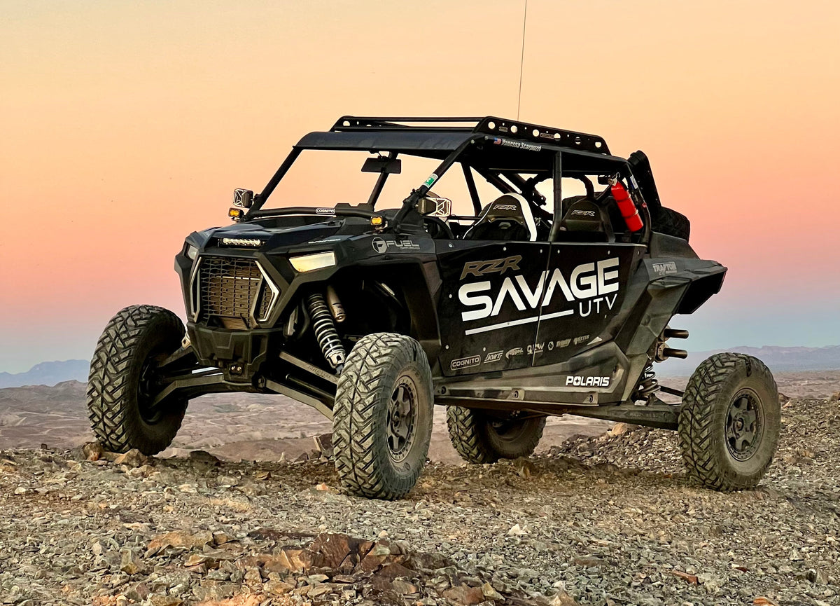 UTV Rear View Mirror with dome light