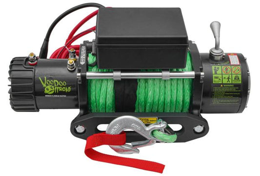 VooDoo Offroad Summoner 9500lb Winch w/ 85 Foot Synthetic Rope VooDoo Offroad