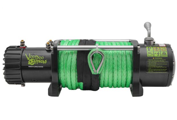 VooDoo Offroad Summoner 9500lb Winch w/ 85 Foot Synthetic Rope VooDoo Offroad