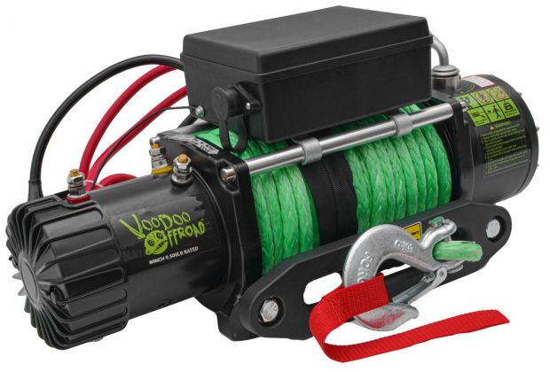 VooDoo Offroad Summoner 9500lb Winch w/ 85 Foot Synthetic Rope VooDoo Offroad
