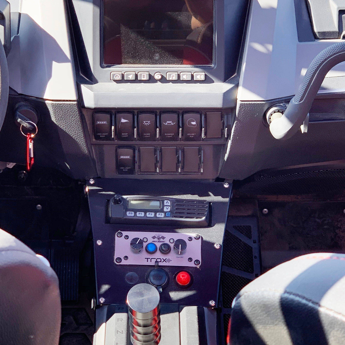 RZR Pro XP and Turbo R 2020-2024 Console Radio Intercom Bracket