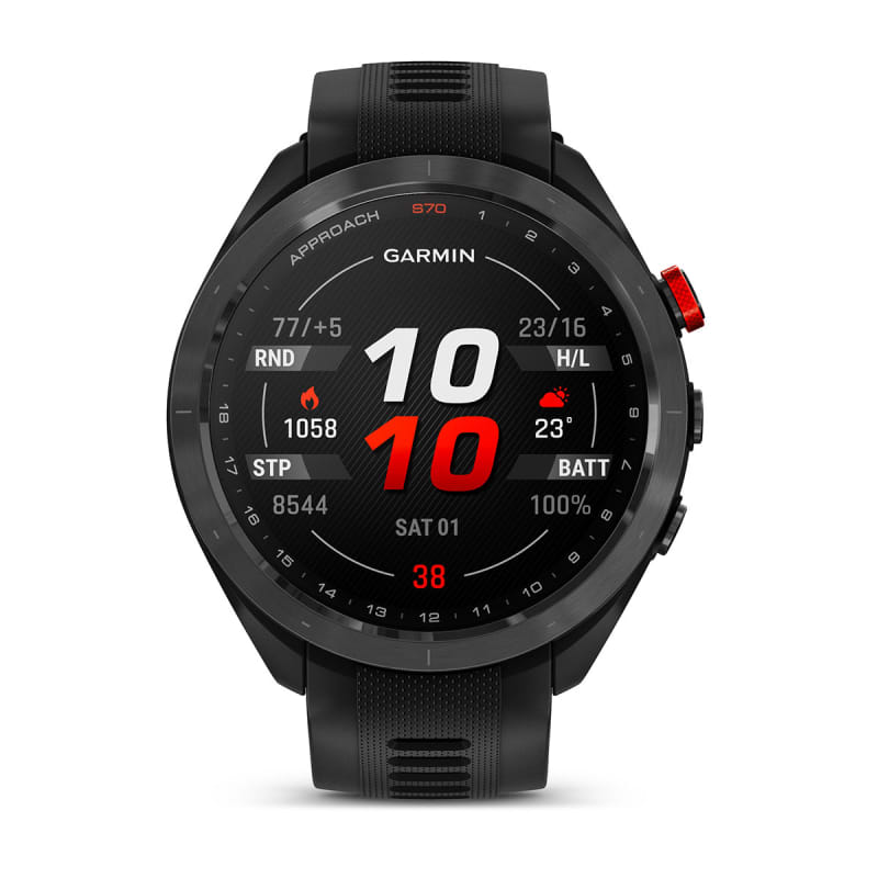Garmin Approach S70 47 mm Black Red Ceramic Bezel 010-02746-02