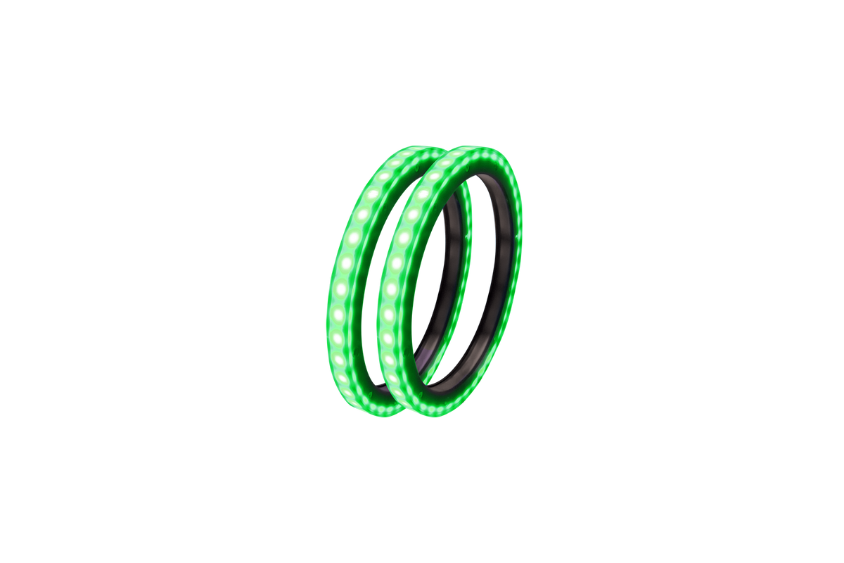 UTV Stereo green LED speaker rings