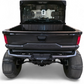 License plate mount detail on Polaris Ranger XD 1500 rear bumper