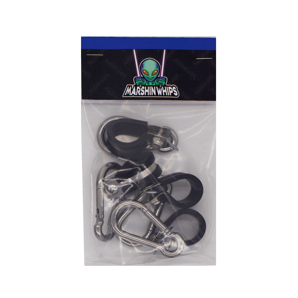 Marshin Whips Flag Clips | 1/2" Game Changer Pair