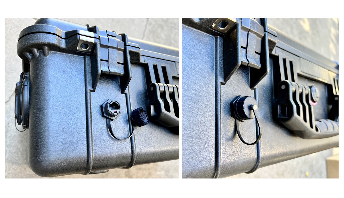 Waterproof RJ45 Ethernet port (Cat5/5e/6 8P/8C)