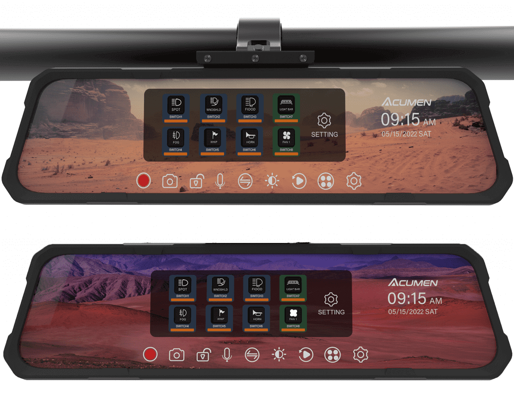 Acumen Front/Rearview Mirror Switch Control System