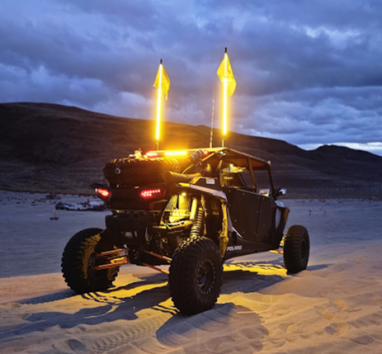 LED Hyper Bright Whips Solid Color - GOAT