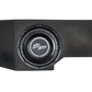 UTV Stereo black subwoofer in a custom enclosure
