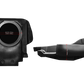 UTV Stereo black subwoofer enclosure with dimensions shown