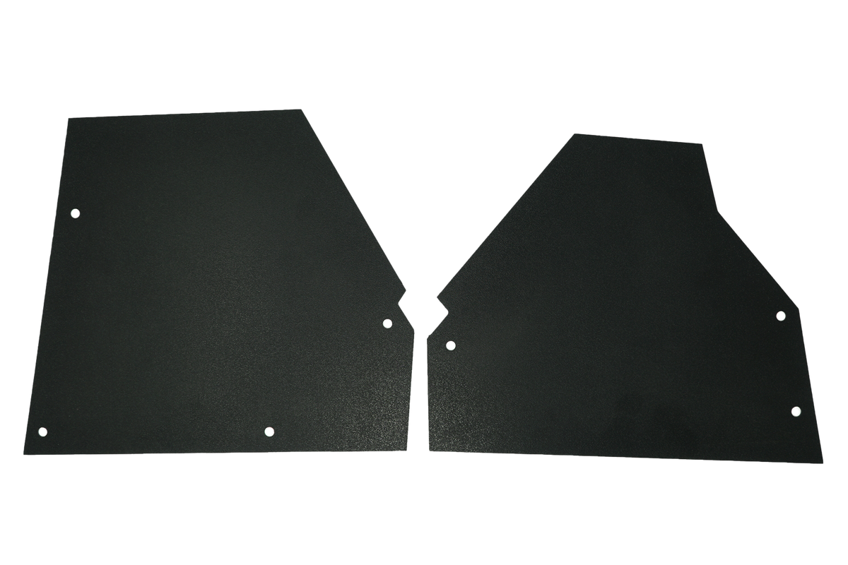 UTV Stereo black plastic kick panels for vehicle interior