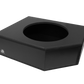 Black UTV Stereo subwoofer enclosure with a single speaker cutout