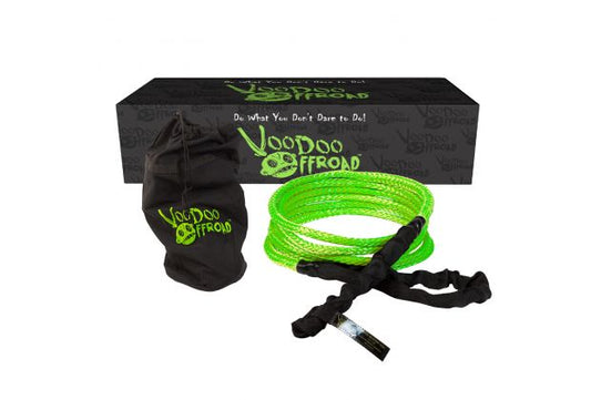 VooDoo Offroad 2.0 Santeria Series 1/2" x 20 ft Kinetic Recovery Rope for UTV - Green