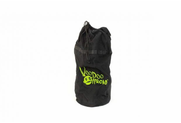 VooDoo Offroad 2.0 Santeria Series 3/4" x 20 ft Kinetic Recovery Rope with Rope Bag for Truck and Jeep - Green