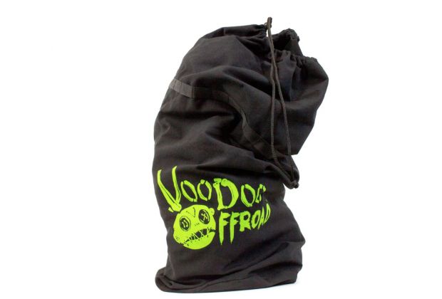 VooDoo Offroad 2.0 Santeria Series 1-1/4" x 30 ft Kinetic Recovery Rope with Rope Bag for Truck and Jeep - Green