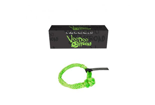 VooDoo Offroad 2.0 Santeria Series 3/8" x 7" Winch Soft Shackle - Green